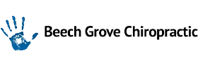 Logo with a stylized blue handprint followed by the words ‘Beech Grove Chiropractic'
