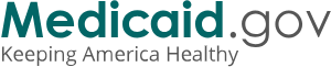 Medicaid.gov logo with the tagline ‘Keeping America Healthy'